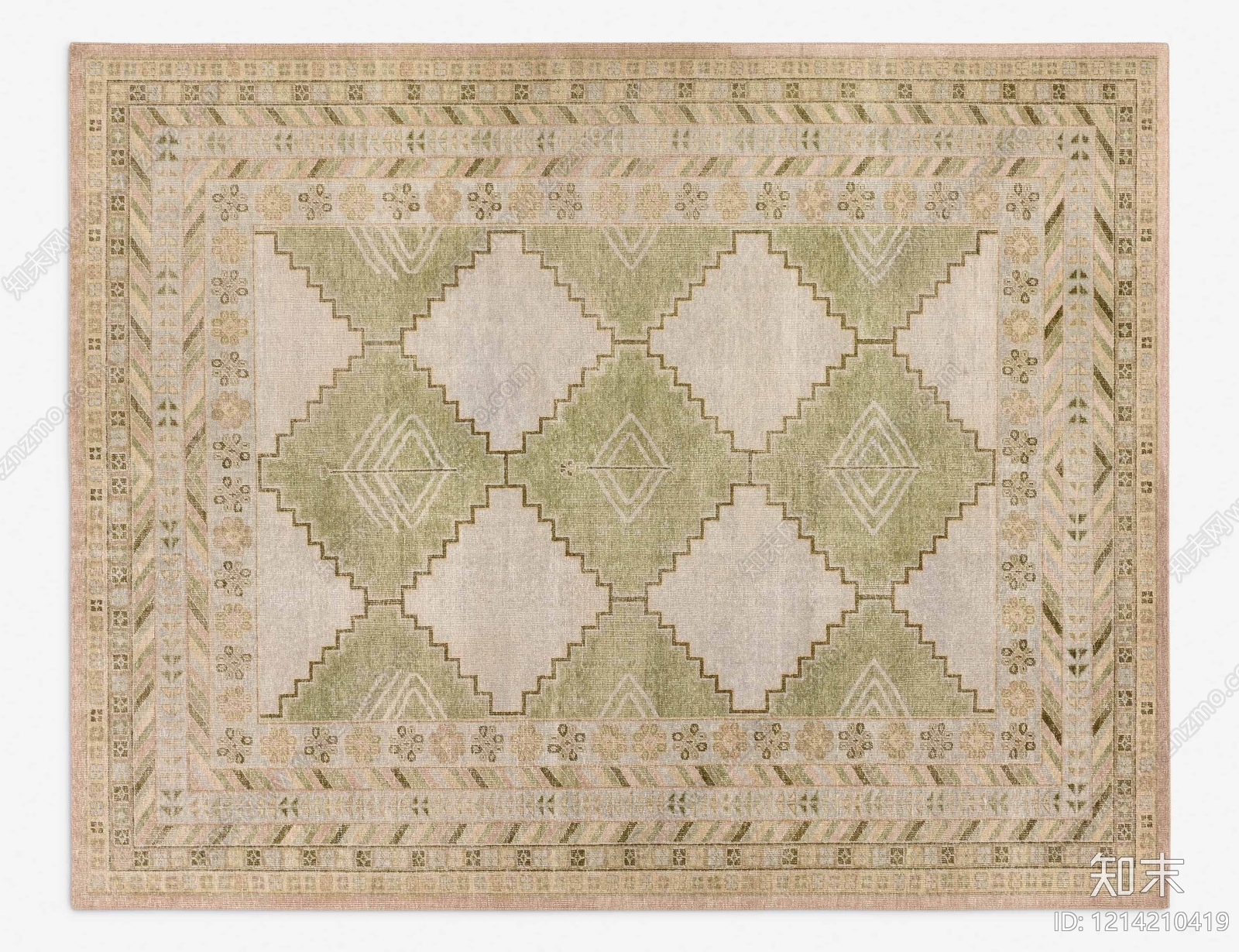 现代格子地毯贴图下载【ID:1214210419】