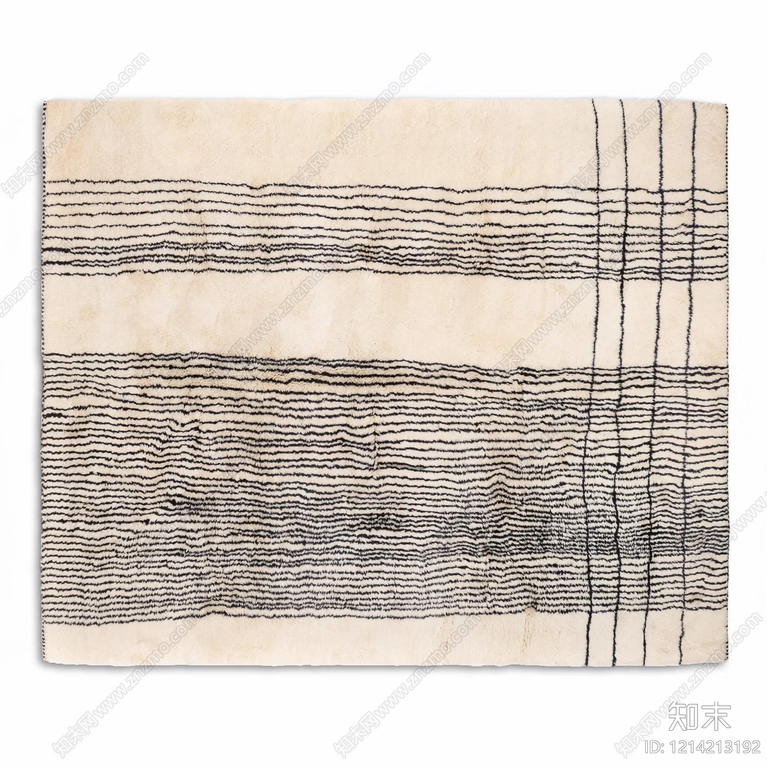 现代格子地毯贴图下载【ID:1214213192】