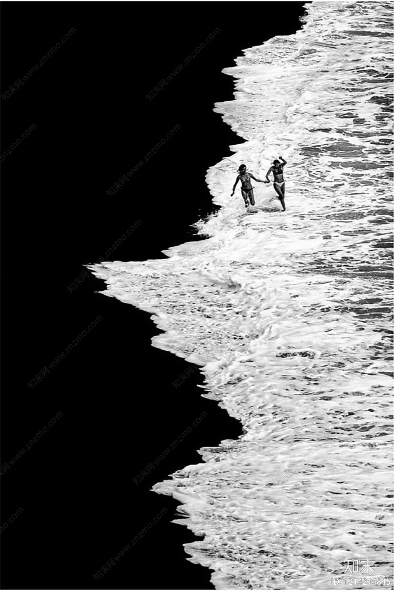 现代黑白挂画贴图下载【ID:1214214845】