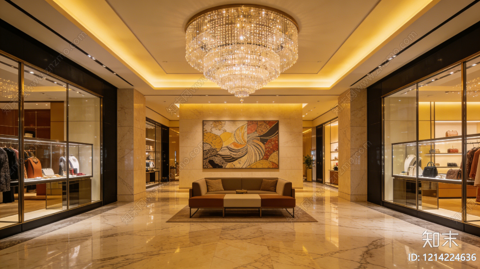 现代商场贴图下载【ID:1214224636】