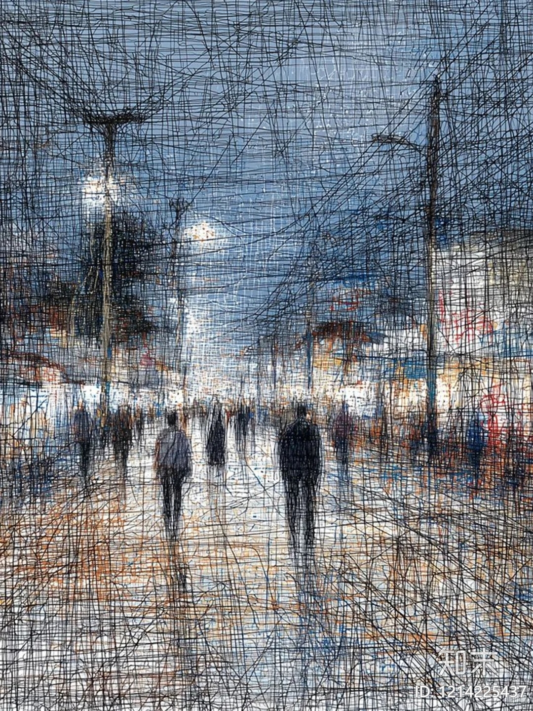 装饰画贴图下载【ID:1214225437】