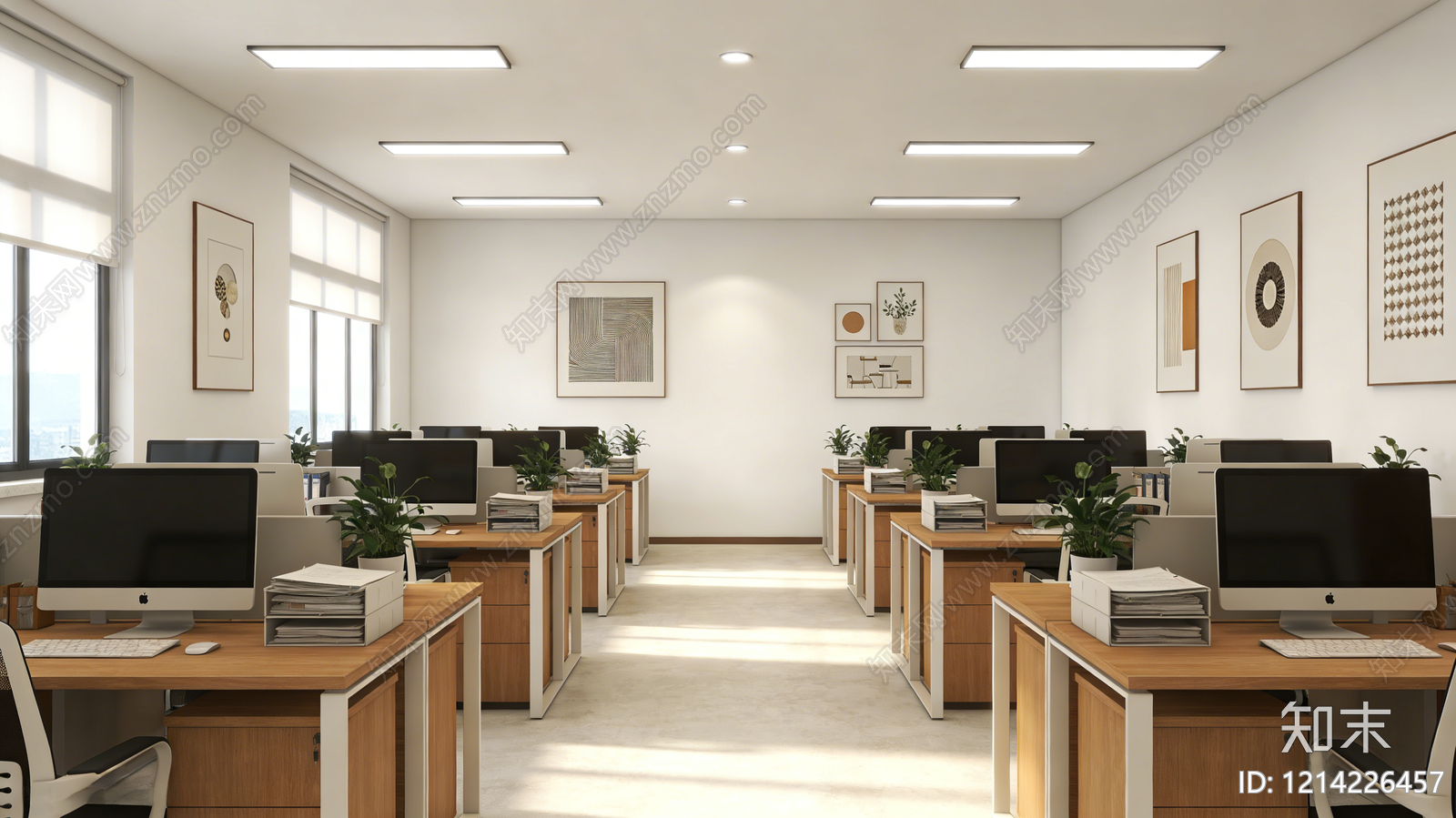 现代办公室贴图下载【ID:1214226457】