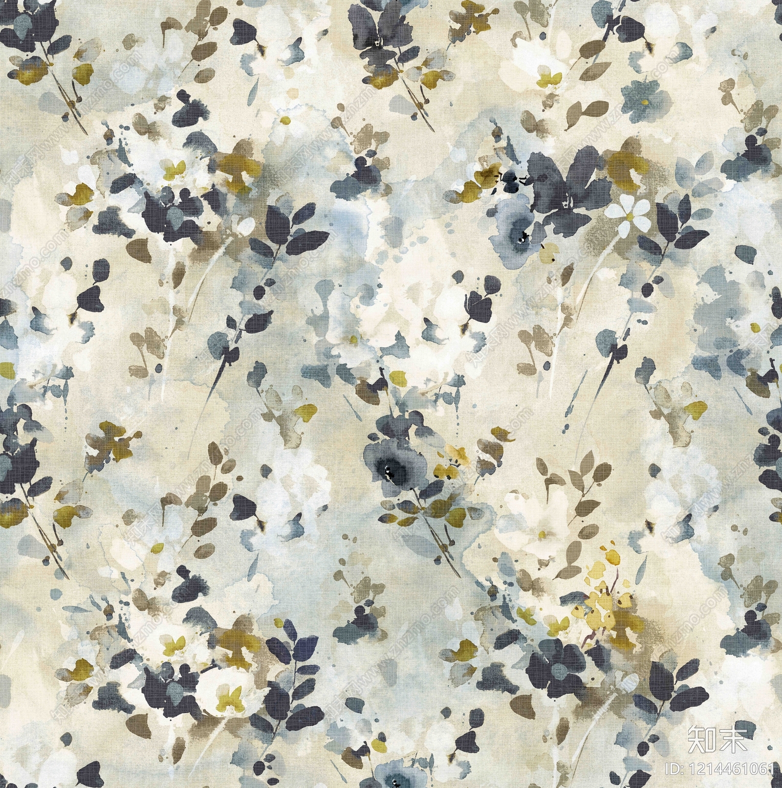 法式植物壁纸贴图下载【ID:1214461061】