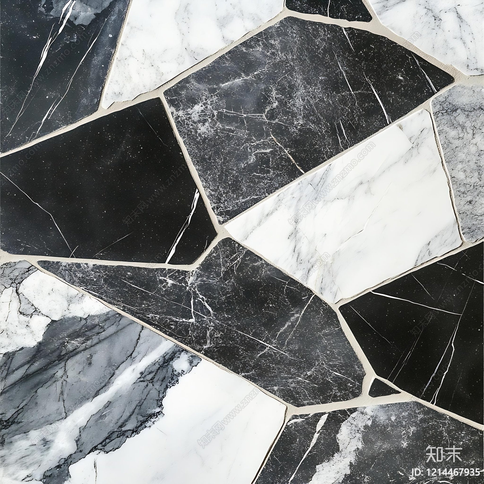 黑白大理石贴图下载【ID:1214467935】