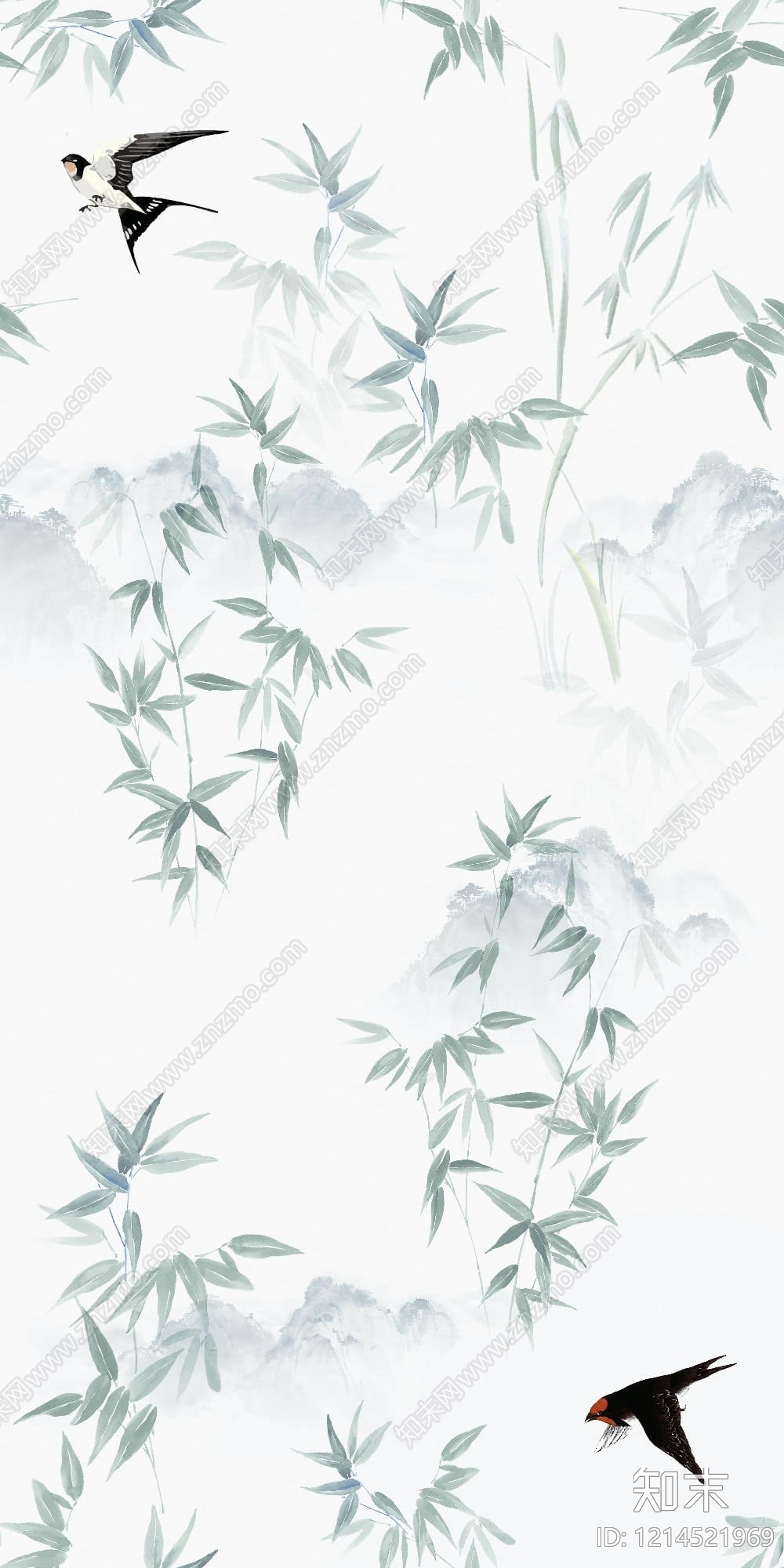 中式艺术砖贴图下载【ID:1214521969】