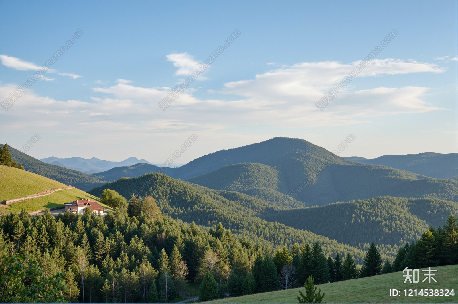 现代远山贴图下载【ID:1214538324】