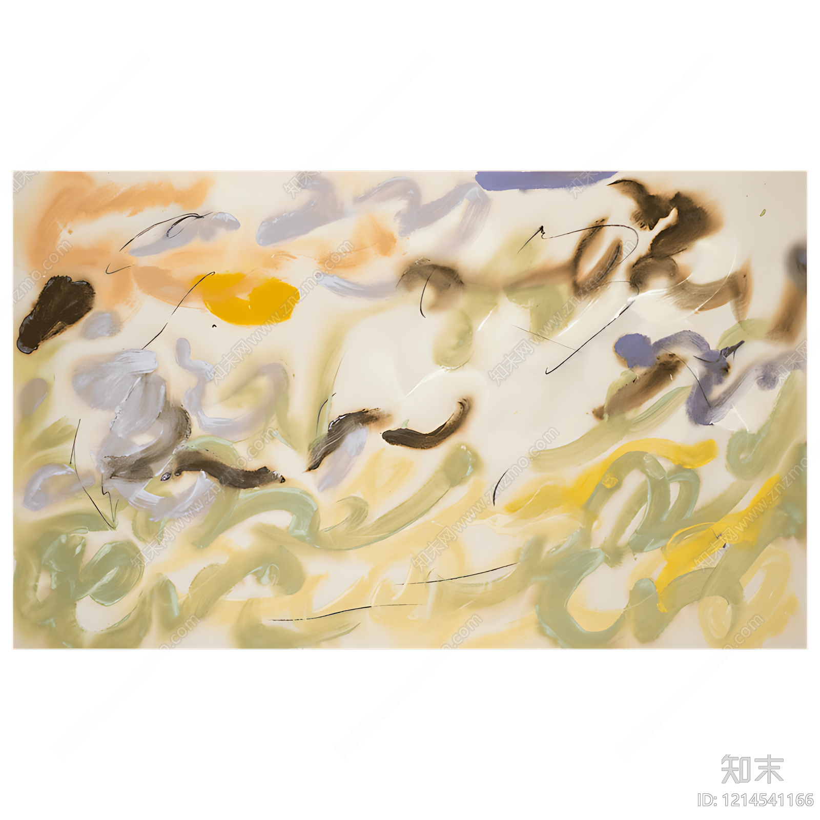 现代抽象画贴图下载【ID:1214541166】