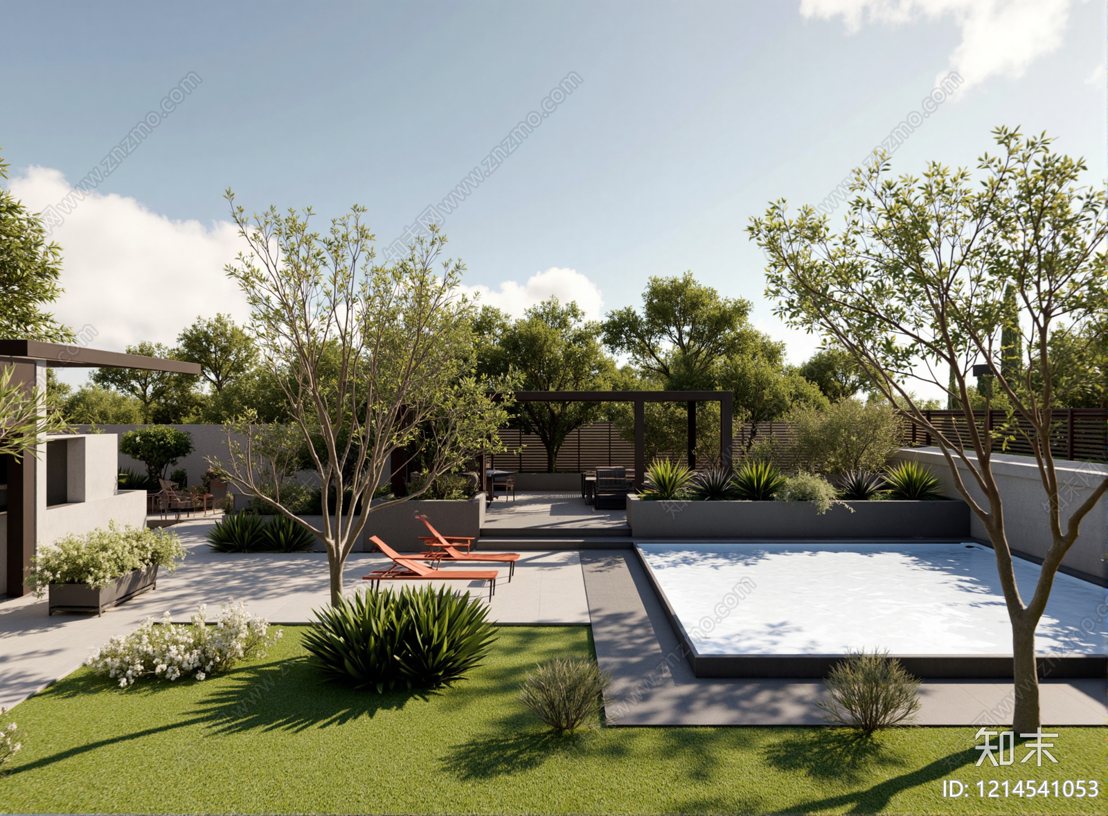 现代其它外景贴图下载【ID:1214541053】