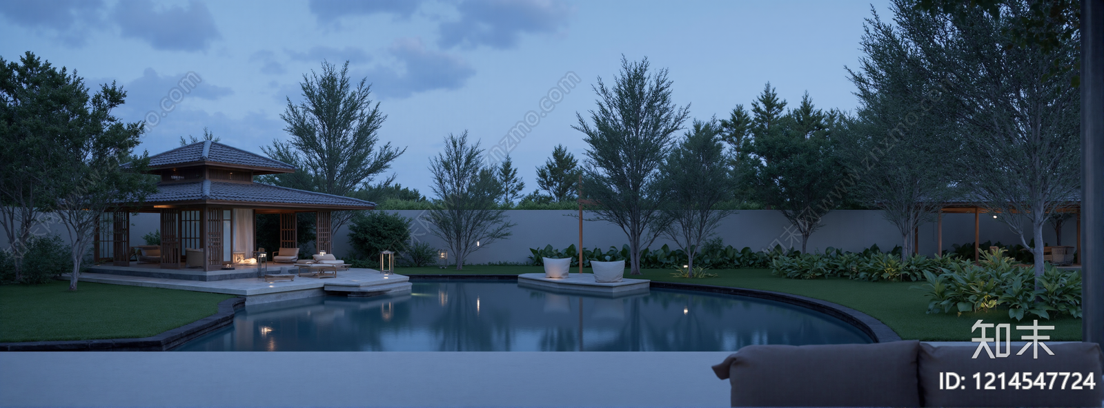 新中式其它外景贴图下载【ID:1214547724】