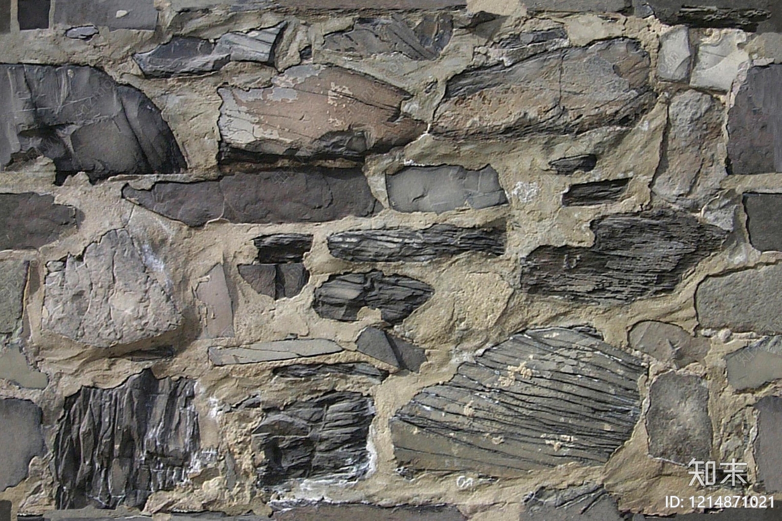 现代石墙贴图下载【ID:1214871021】