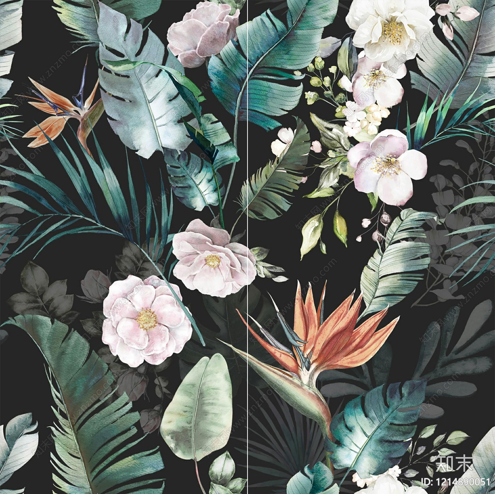 轻奢水彩背景贴图下载【ID:1214890051】