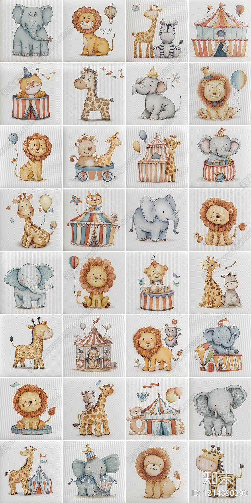 现代儿童地毯贴图下载【ID:1214890390】