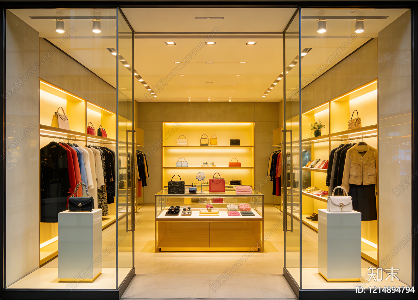 现代橱窗贴图下载【ID:1214894794】