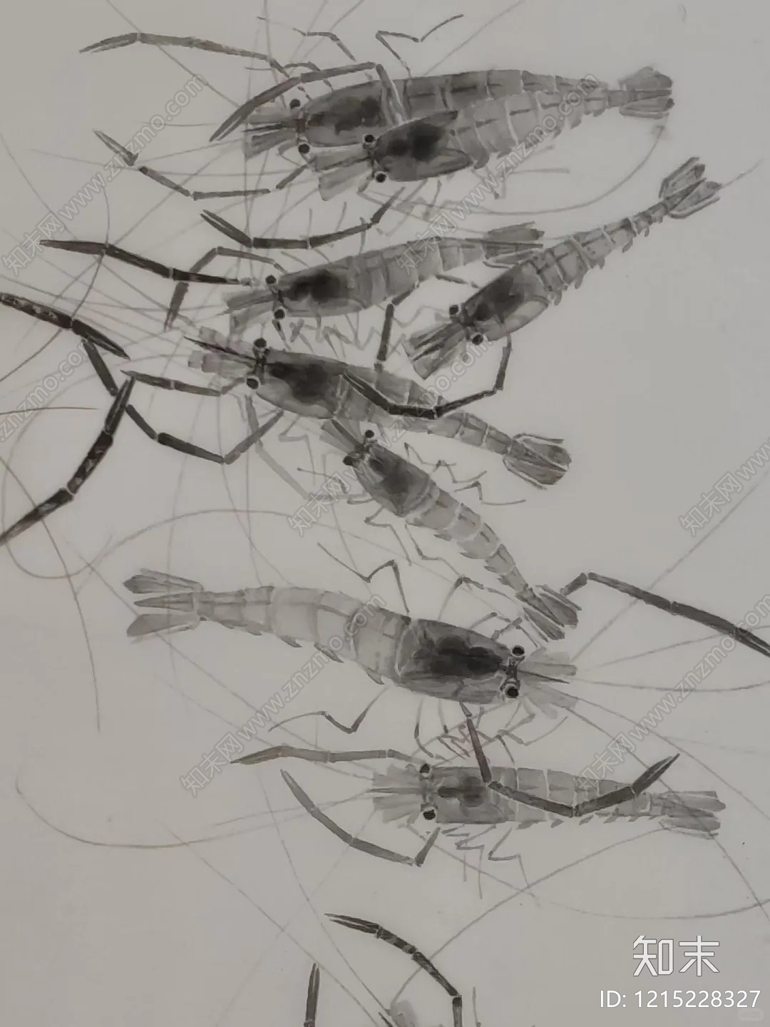 水墨画贴图下载【ID:1215228327】