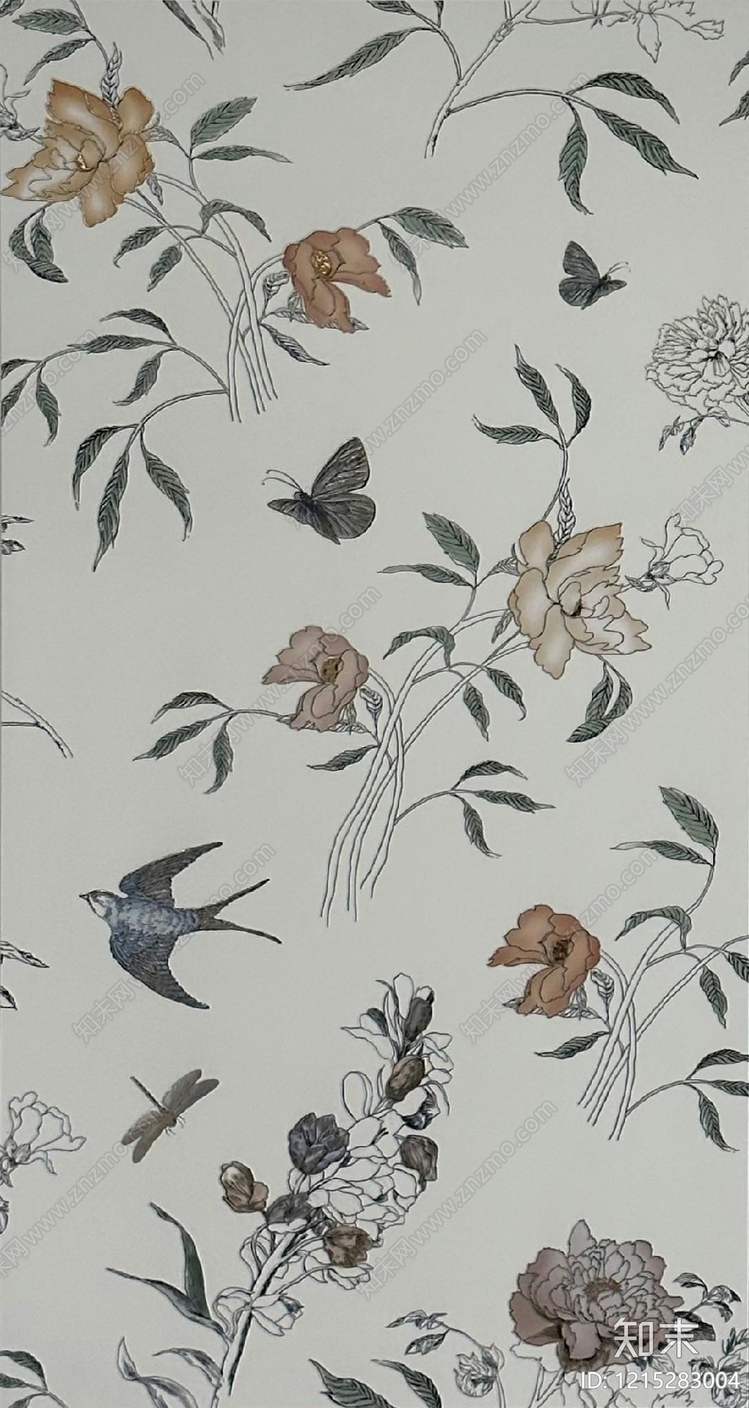 新中式传统纹样贴图下载【ID:1215283004】