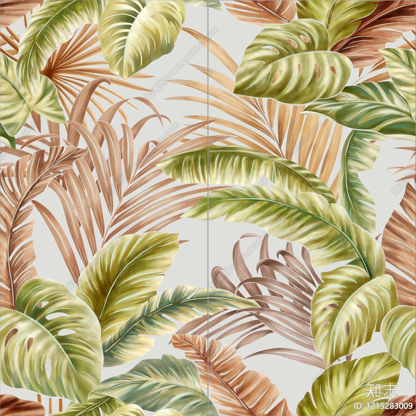 法式植物壁纸贴图下载【ID:1215283009】