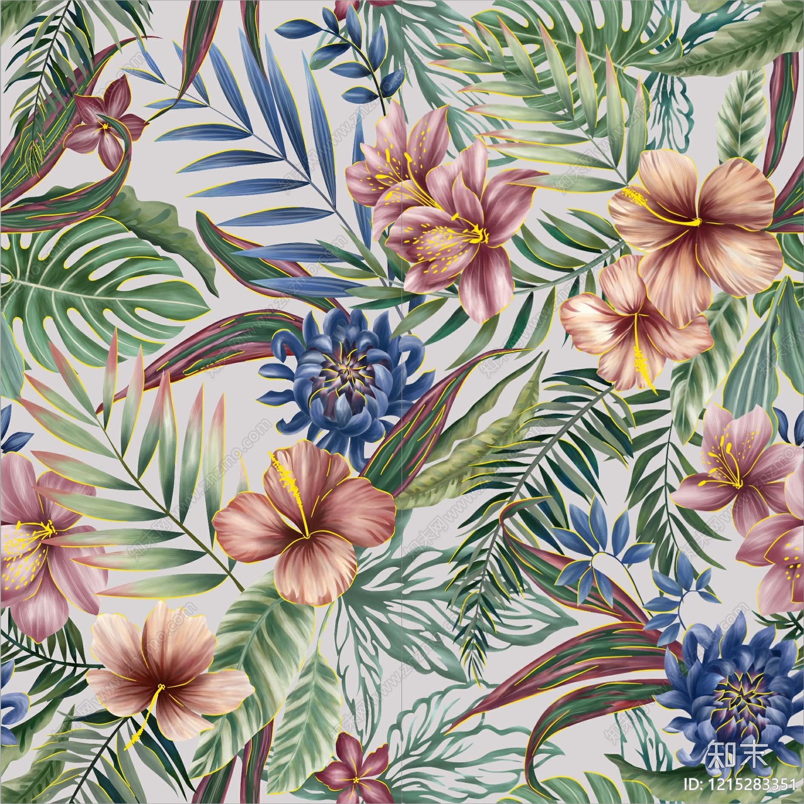 法式装饰画贴图下载【ID:1215283351】