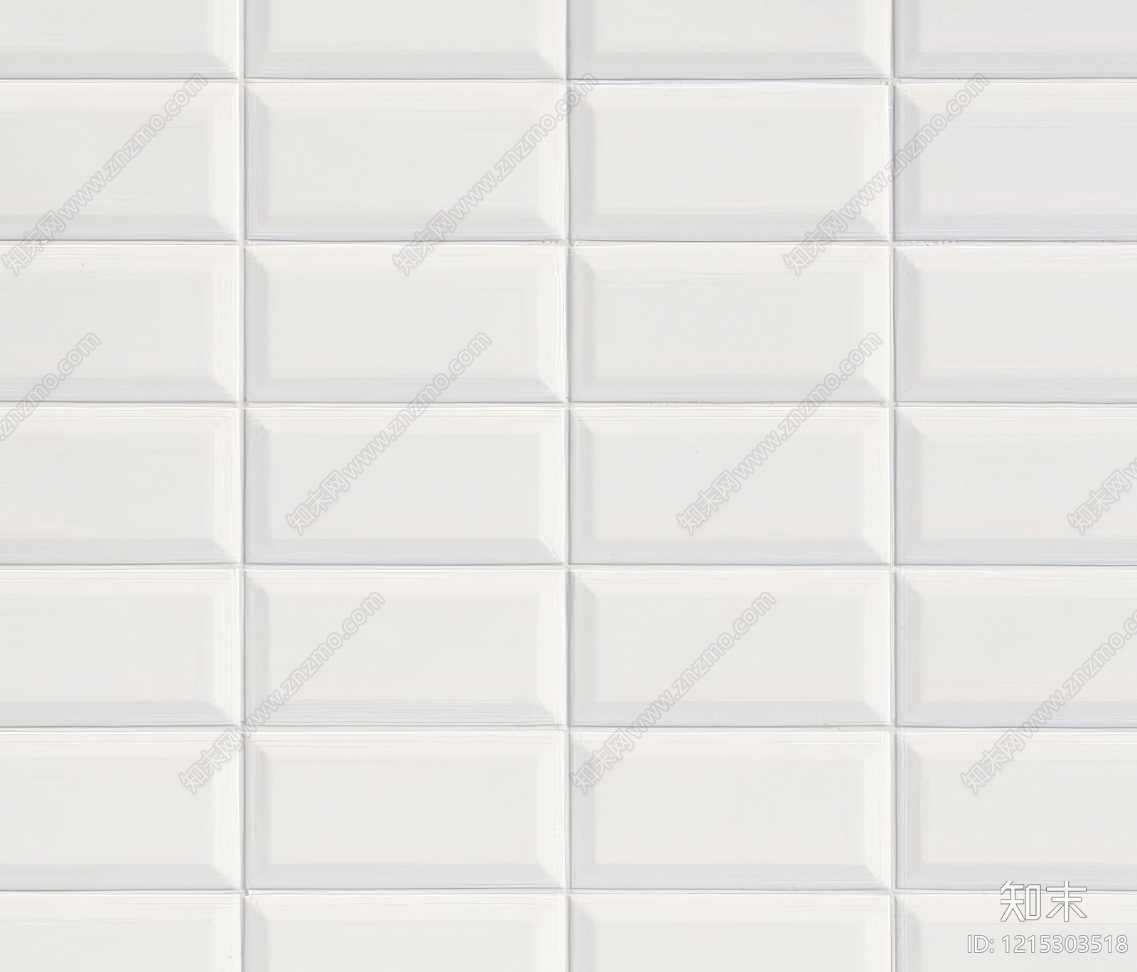 白色瓷砖贴图下载【ID:1215303518】