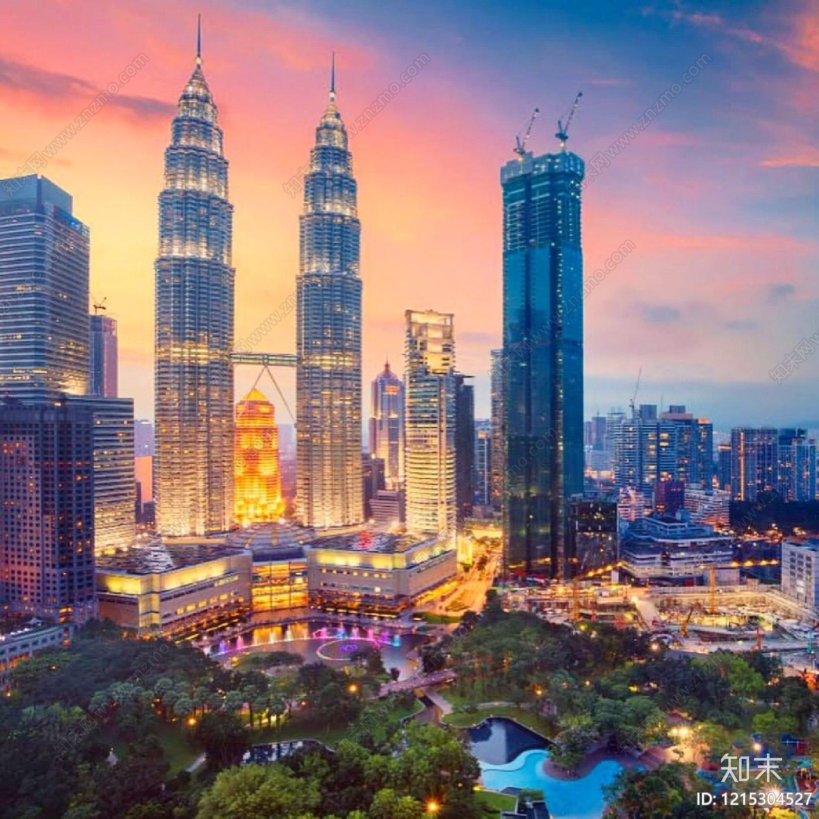 现代城市背景贴图下载【ID:1215304527】