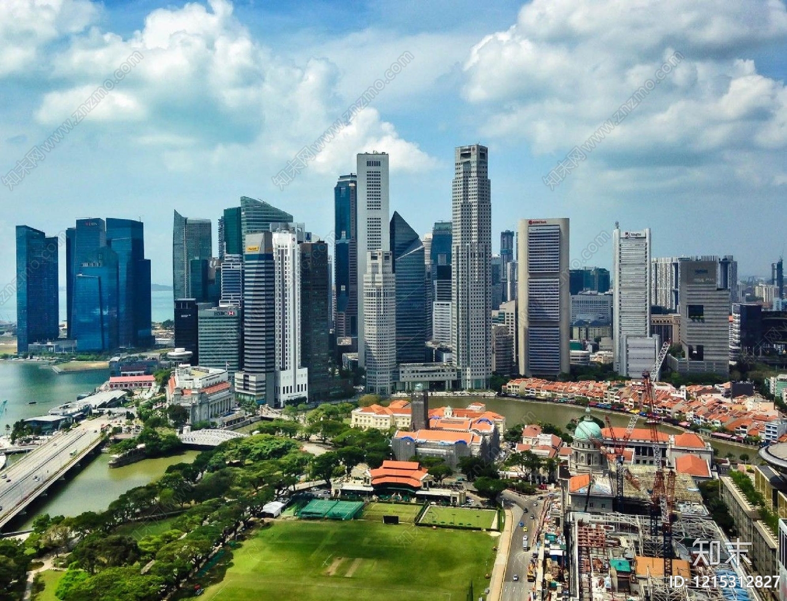 现代城市背景贴图下载【ID:1215312827】