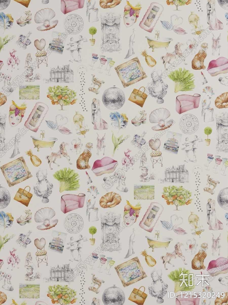 水彩背景贴图下载【ID:1215320249】