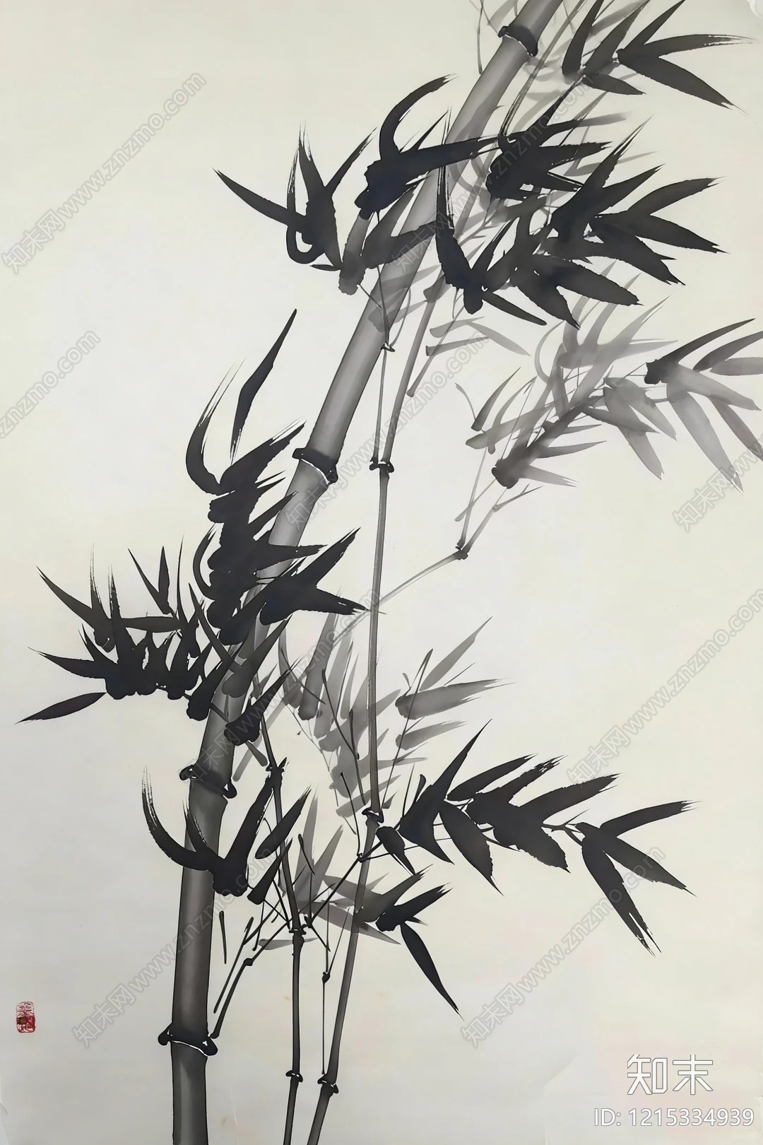 水墨画贴图下载【ID:1215334939】