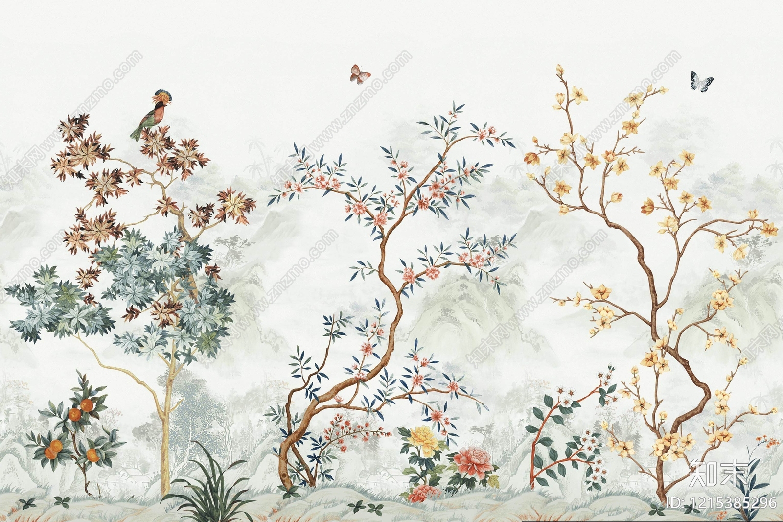 法式艺术砖贴图下载【ID:1215385296】