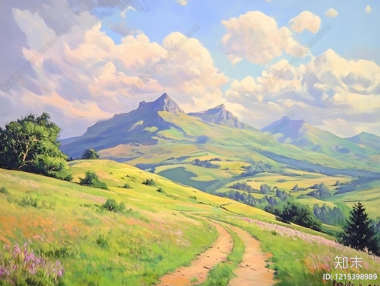 山水贴图下载【ID:1215398989】