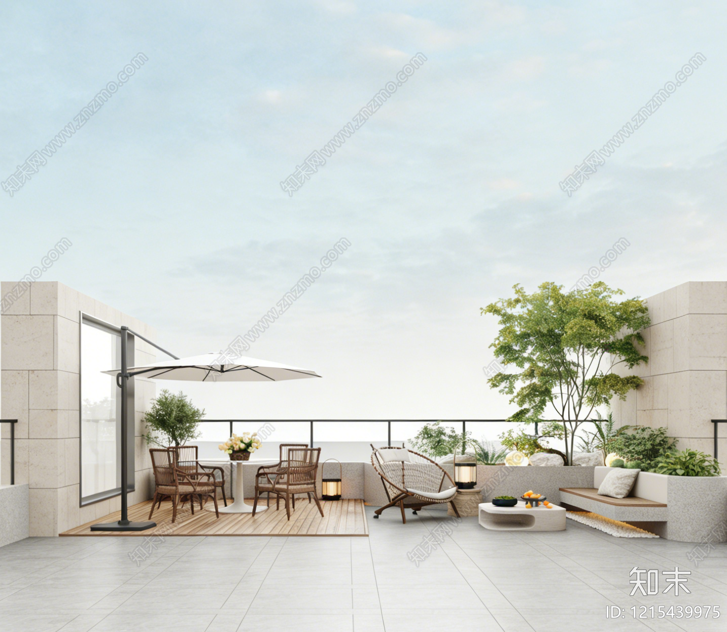 现代城市背景贴图下载【ID:1215439975】