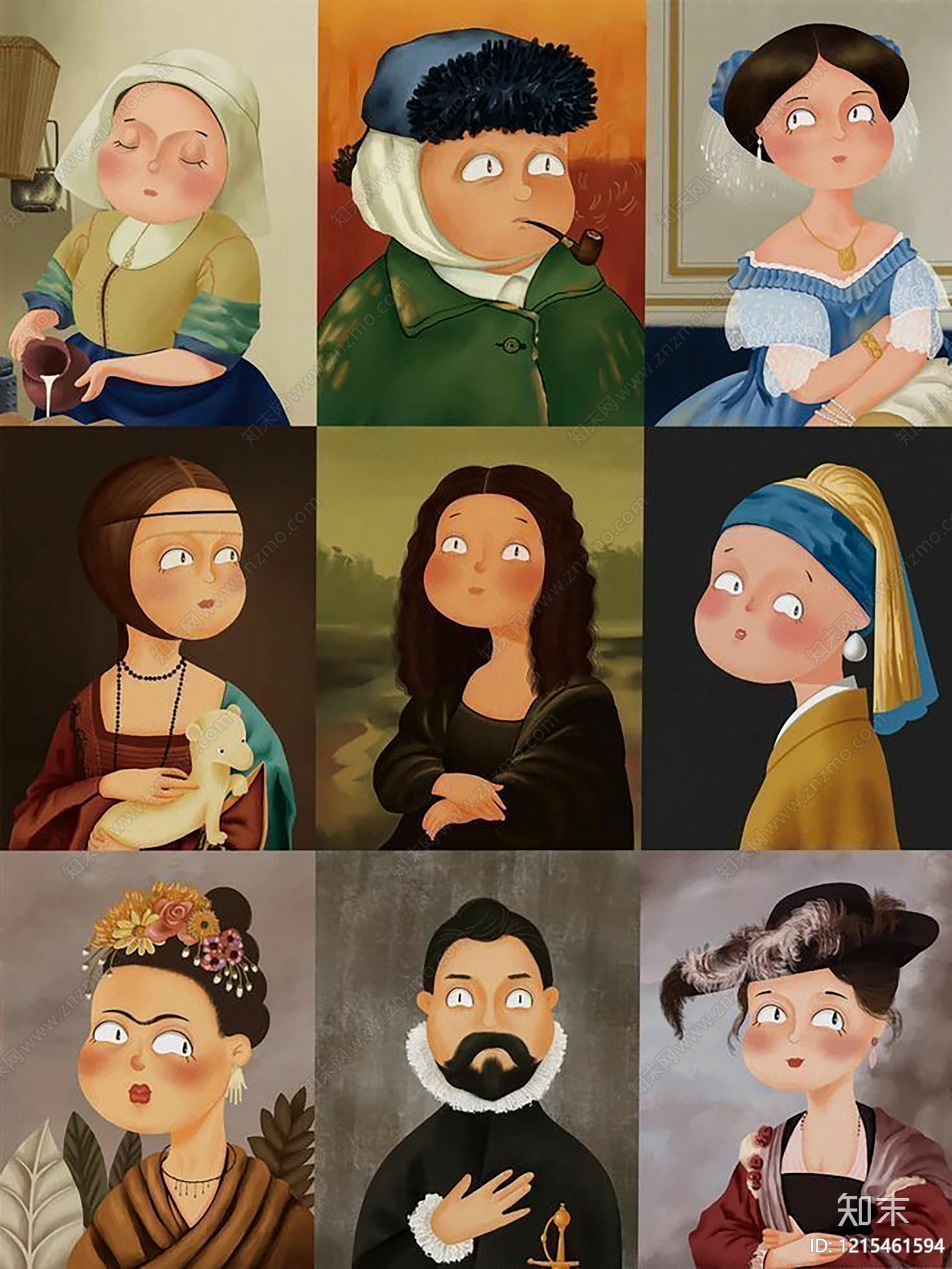 意式装饰画贴图下载【ID:1215461594】