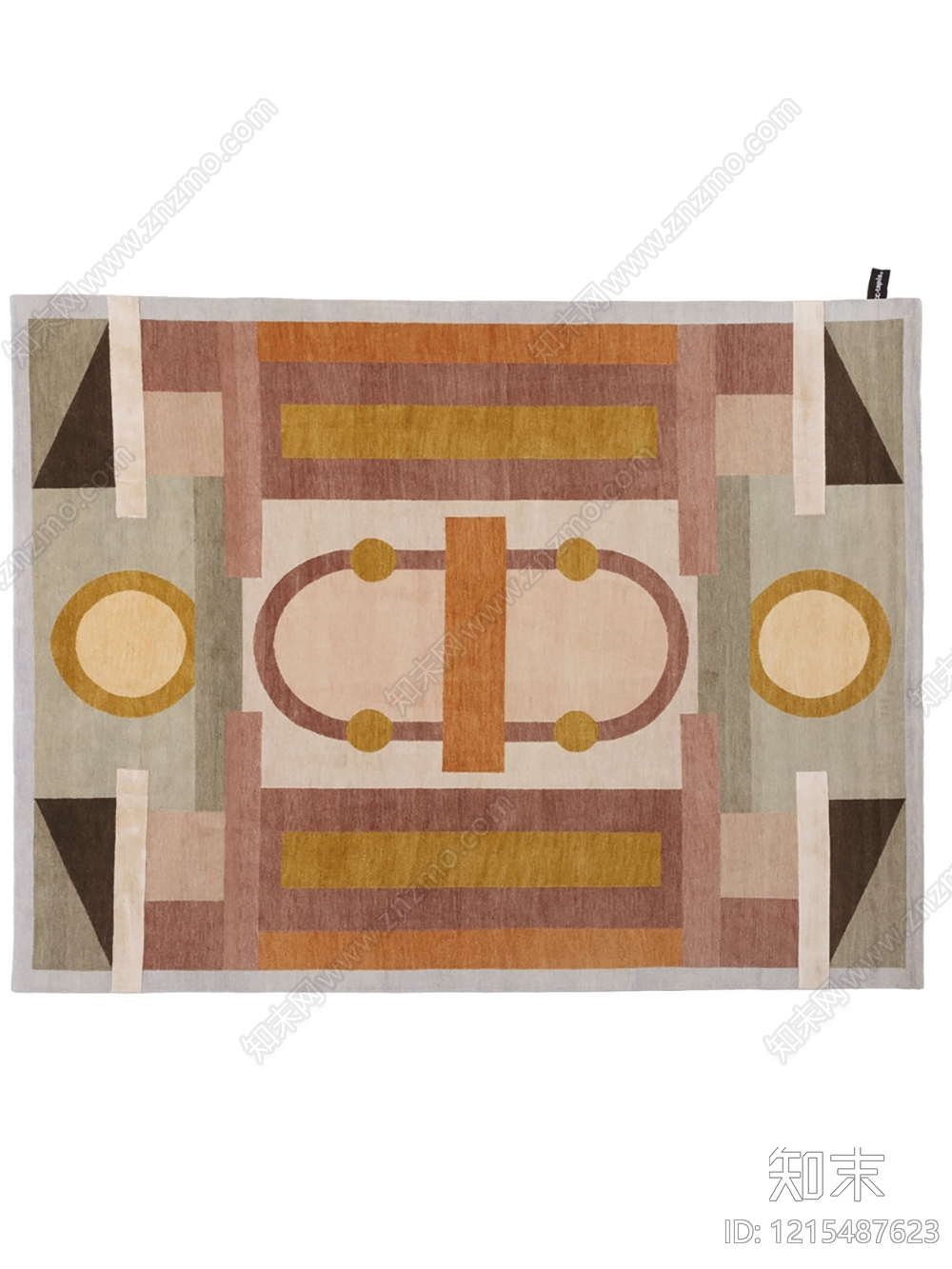 现代格子地毯贴图下载【ID:1215487623】