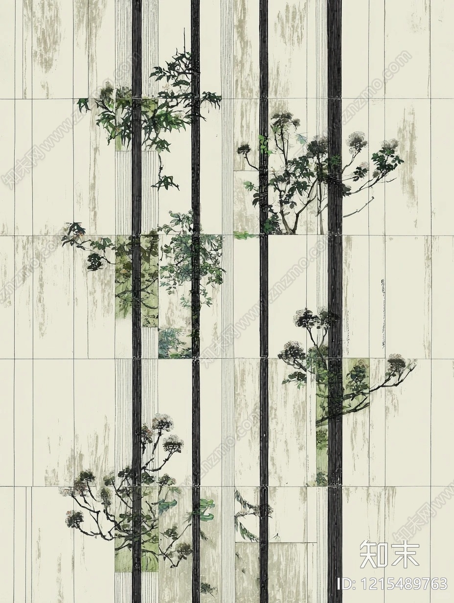 水墨画贴图下载【ID:1215489763】