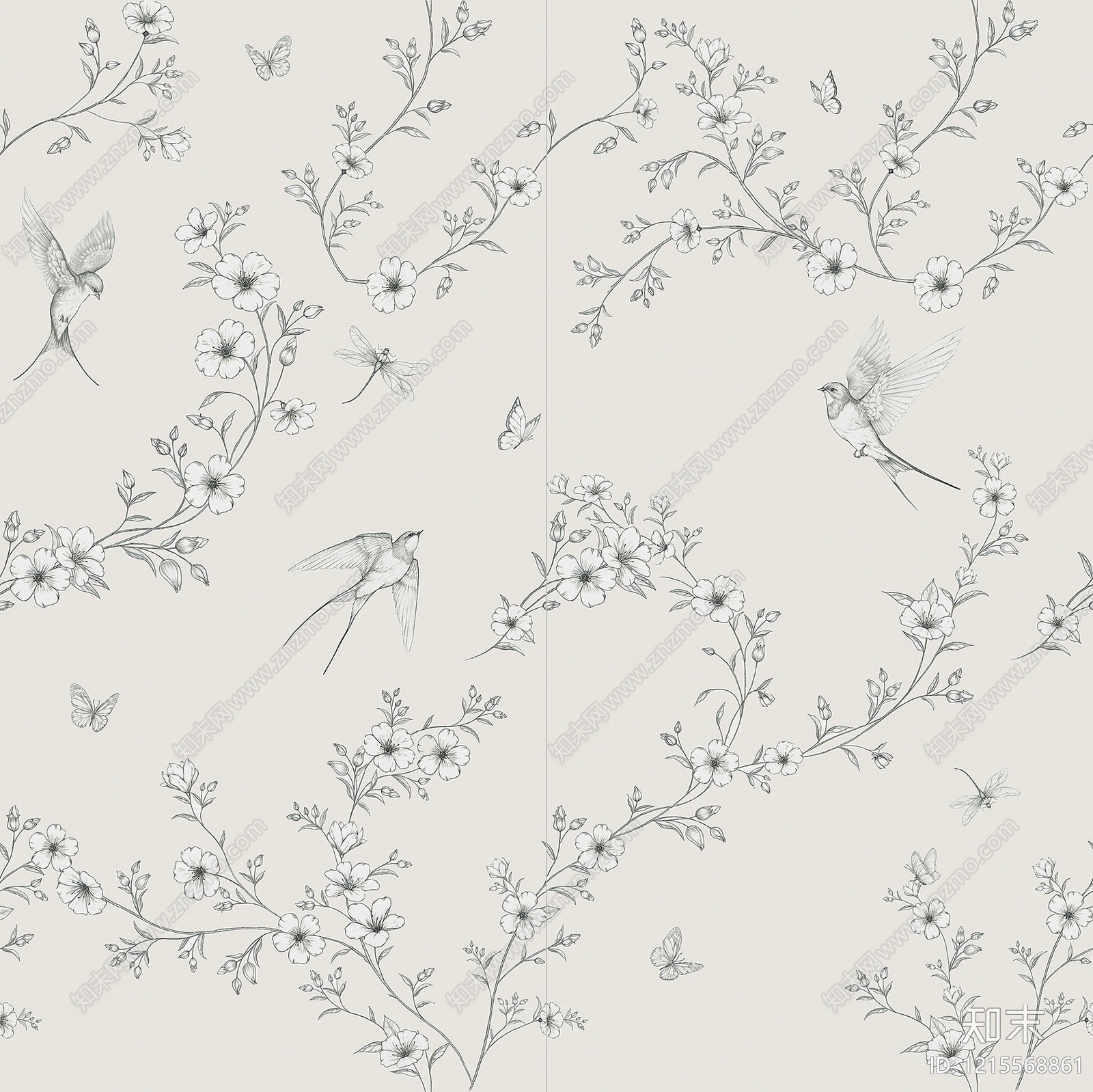 新中式艺术砖贴图下载【ID:1215568861】