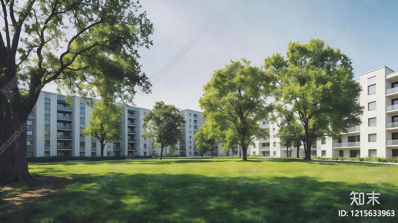 日式小区外景贴图下载【ID:1215633963】