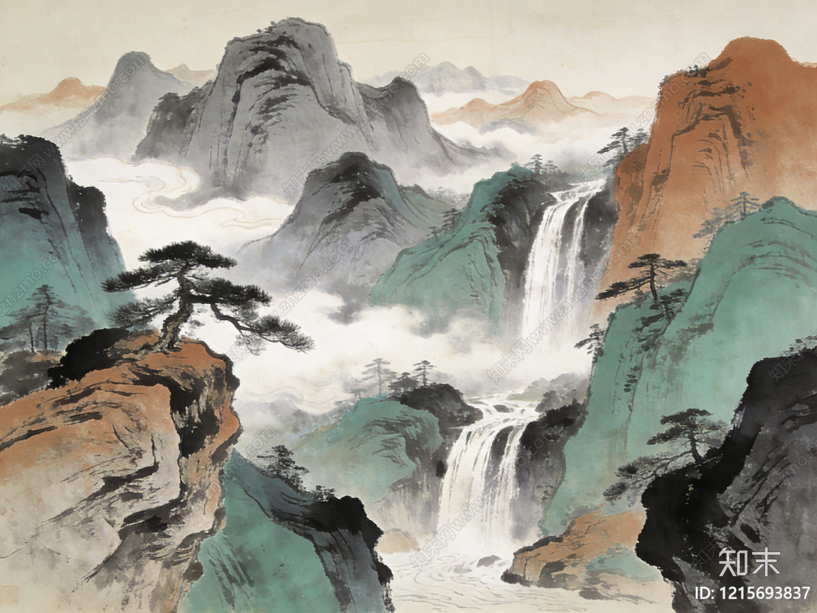 壁画贴图下载【ID:1215693837】