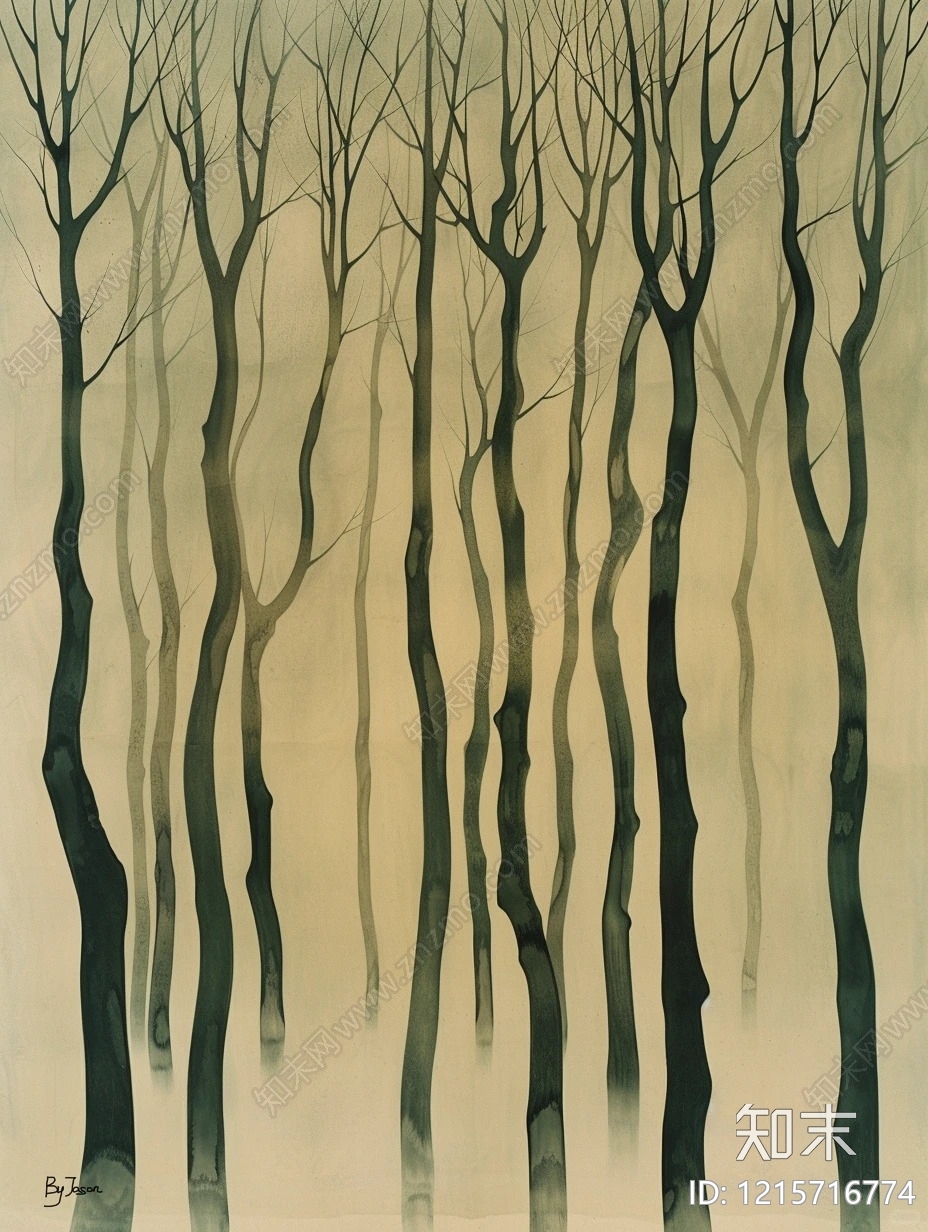 水墨画贴图下载【ID:1215716774】