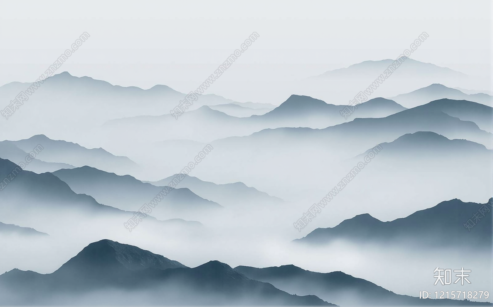 新中式壁画贴图下载【ID:1215718279】