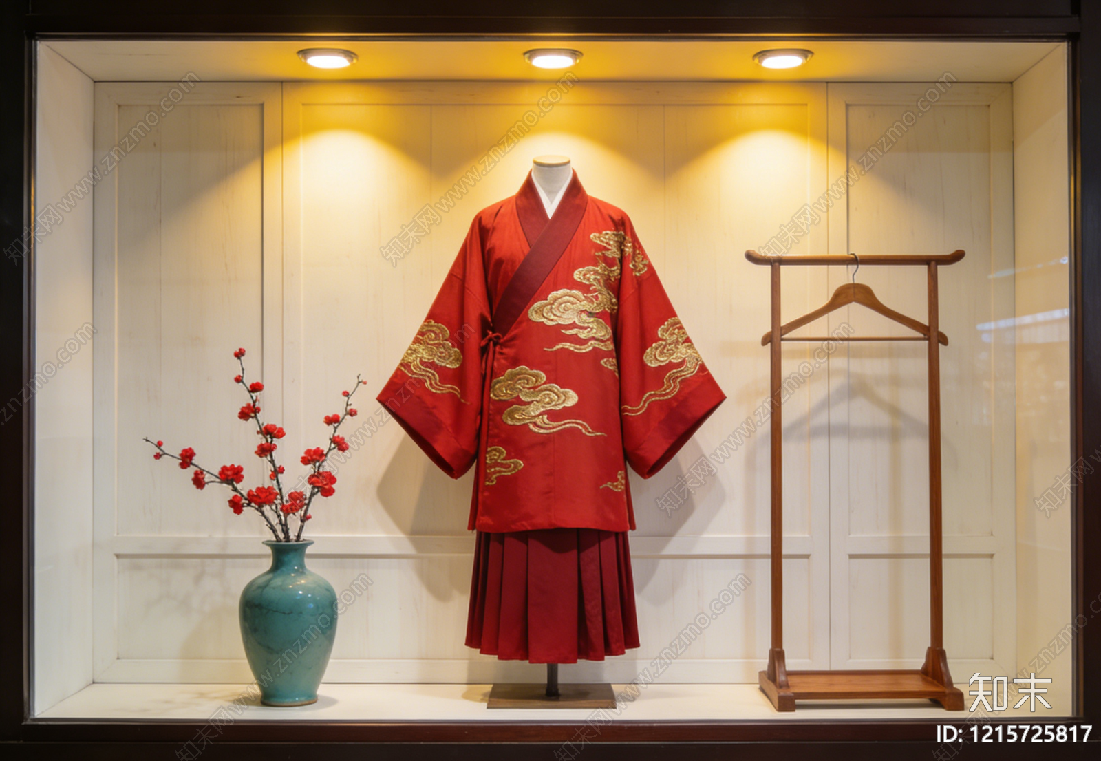 中式橱窗贴图下载【ID:1215725817】