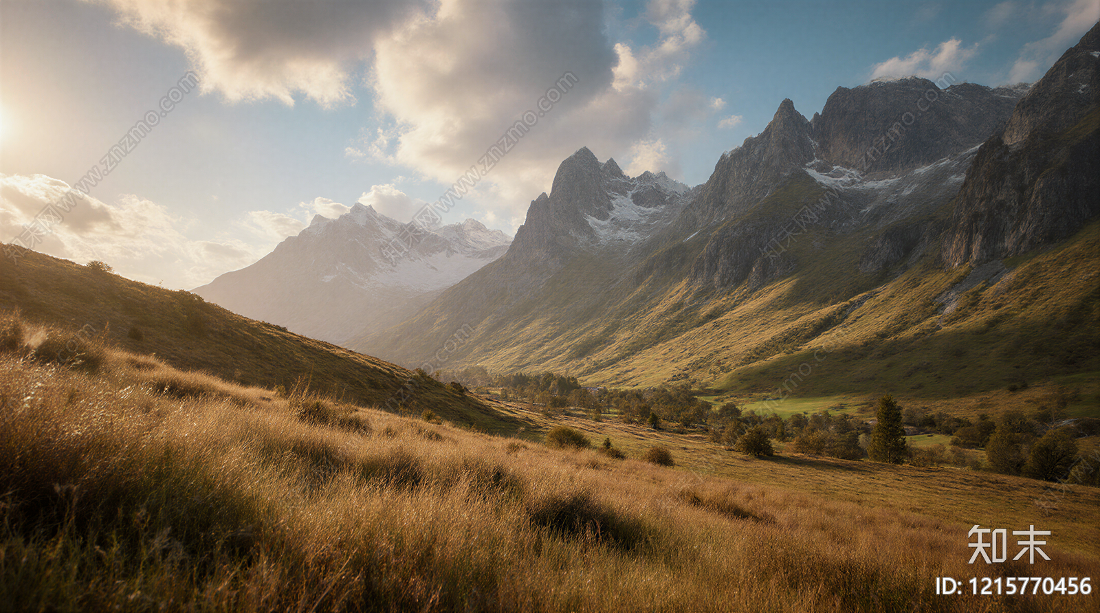 现代雪山贴图下载【ID:1215770456】