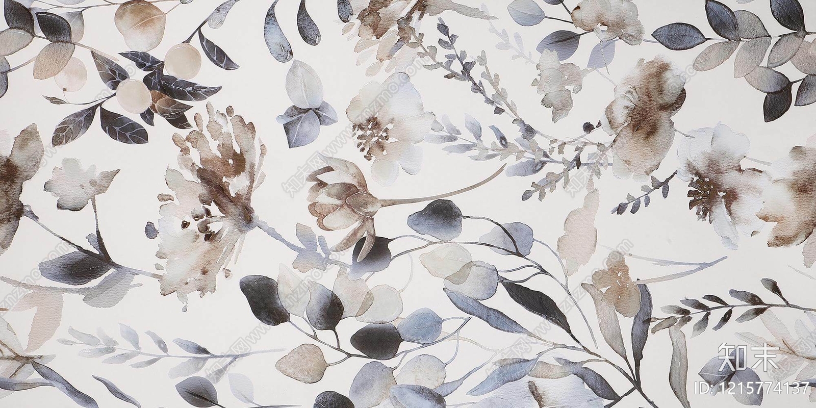 新中式水彩背景贴图下载【ID:1215774137】