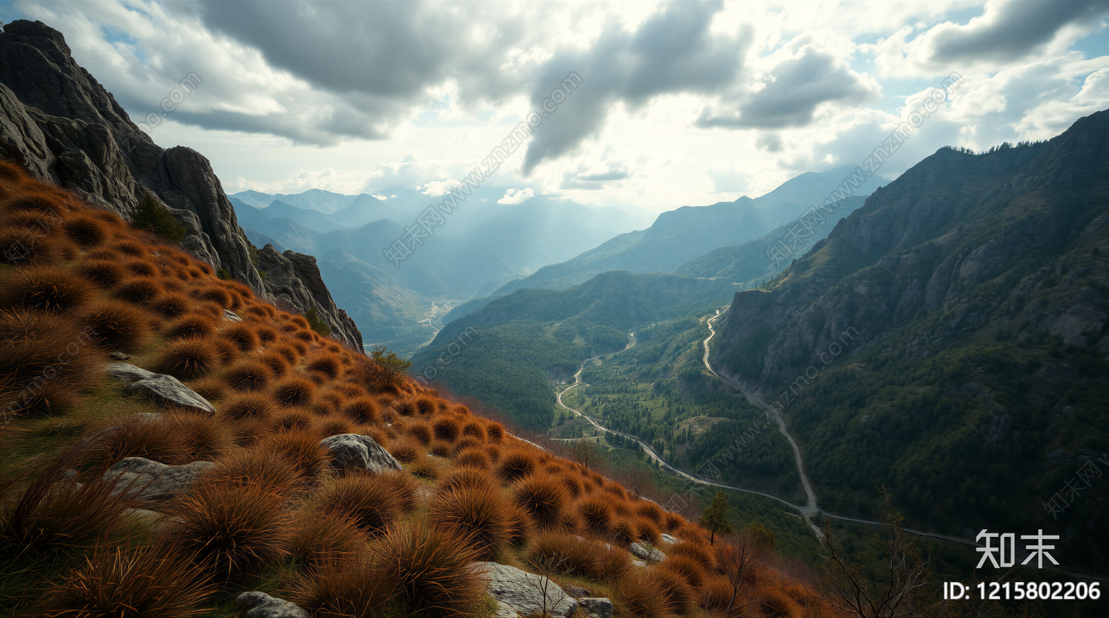 现代山水贴图下载【ID:1215802206】