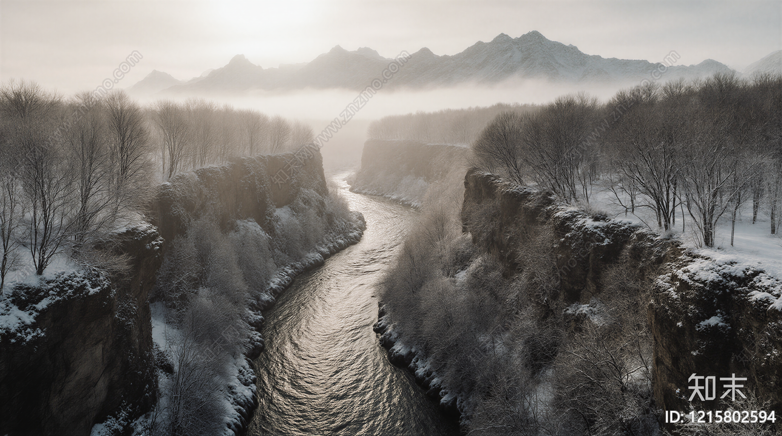 现代雪景贴图下载【ID:1215802594】