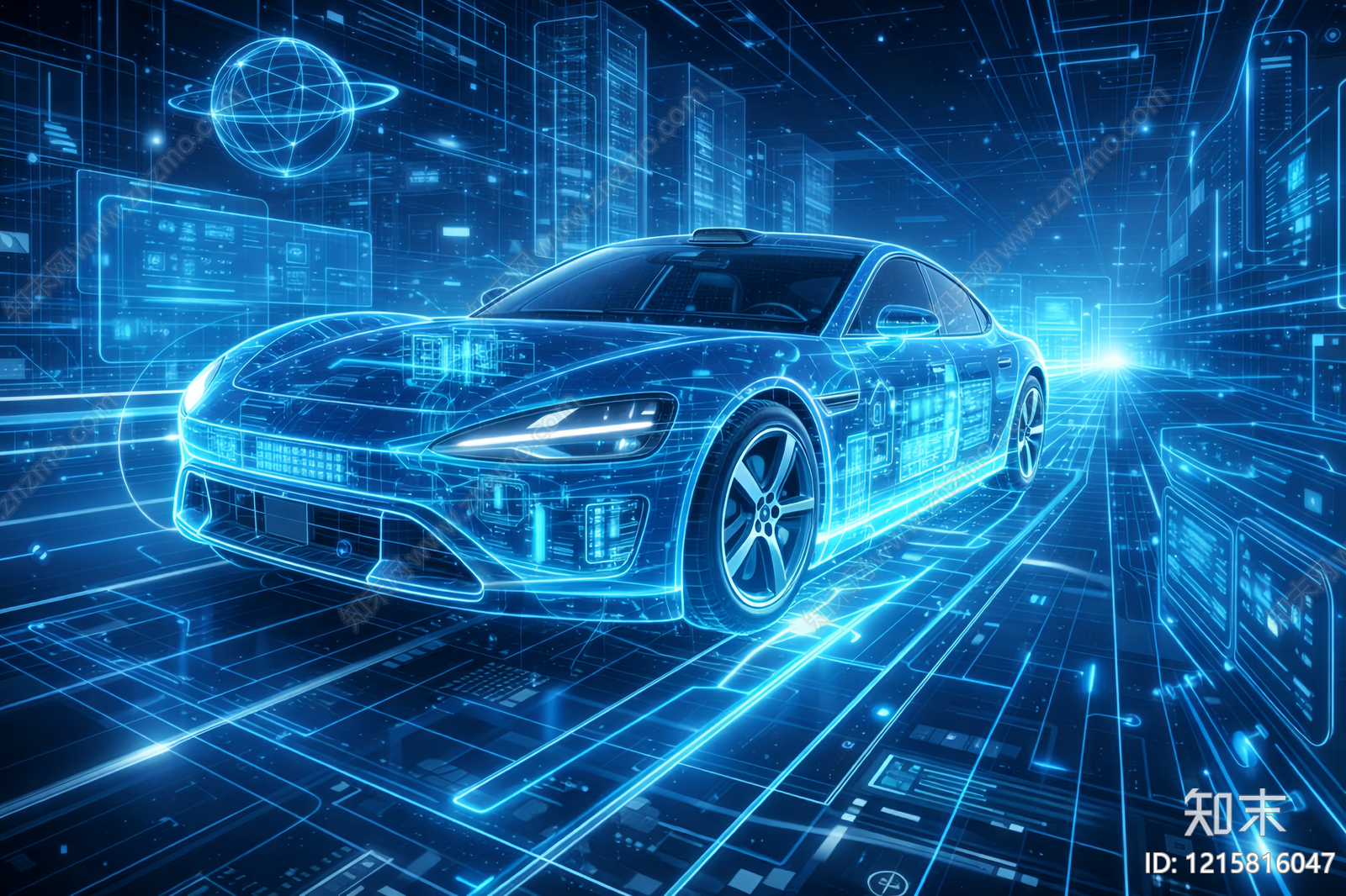 现代电子屏幕贴图下载【ID:1215816047】