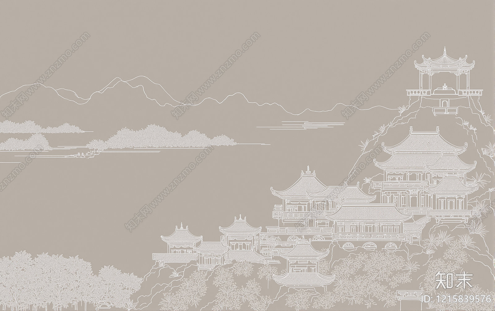 新中式其他壁纸贴图下载【ID:1215839576】