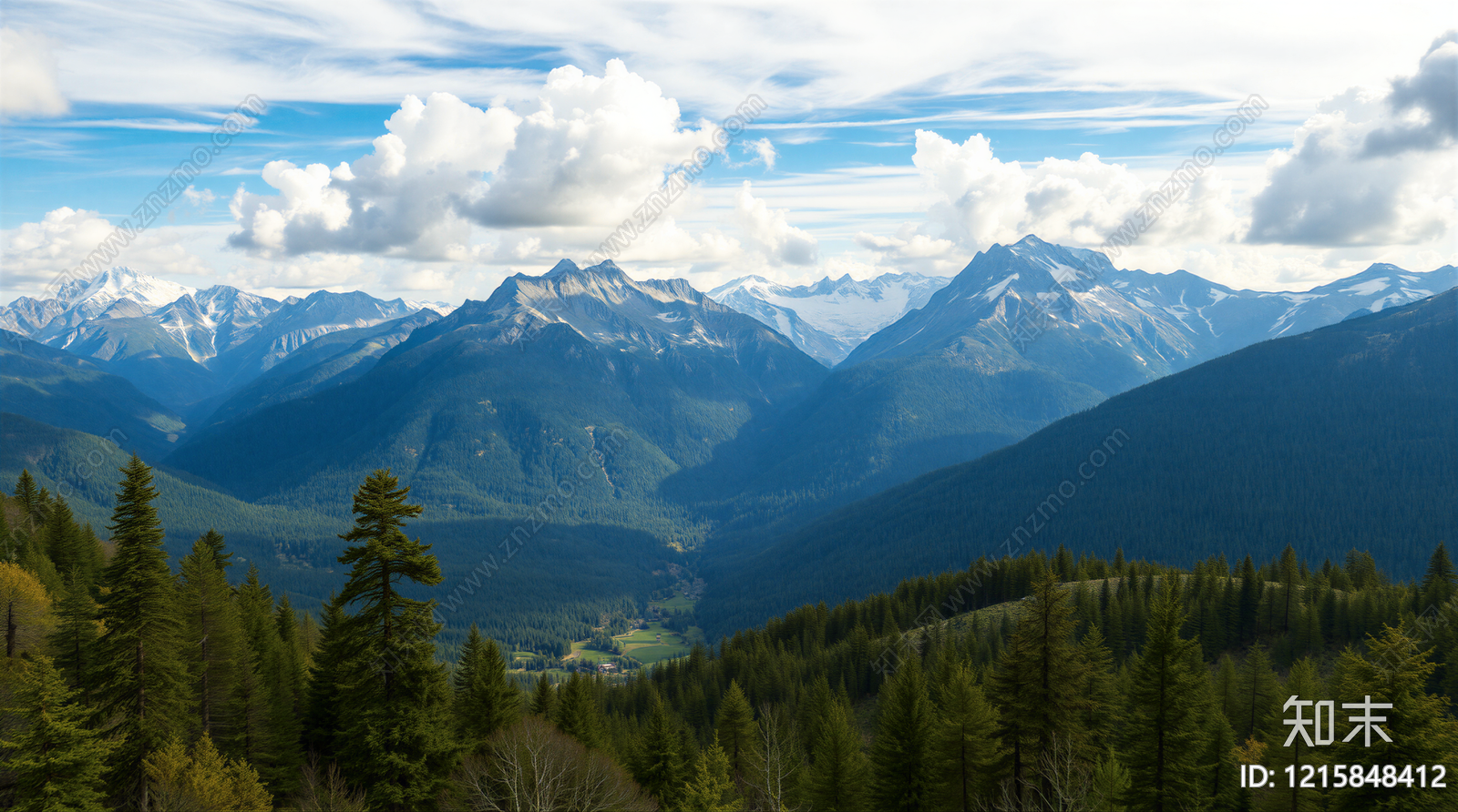 现代远山贴图下载【ID:1215848412】