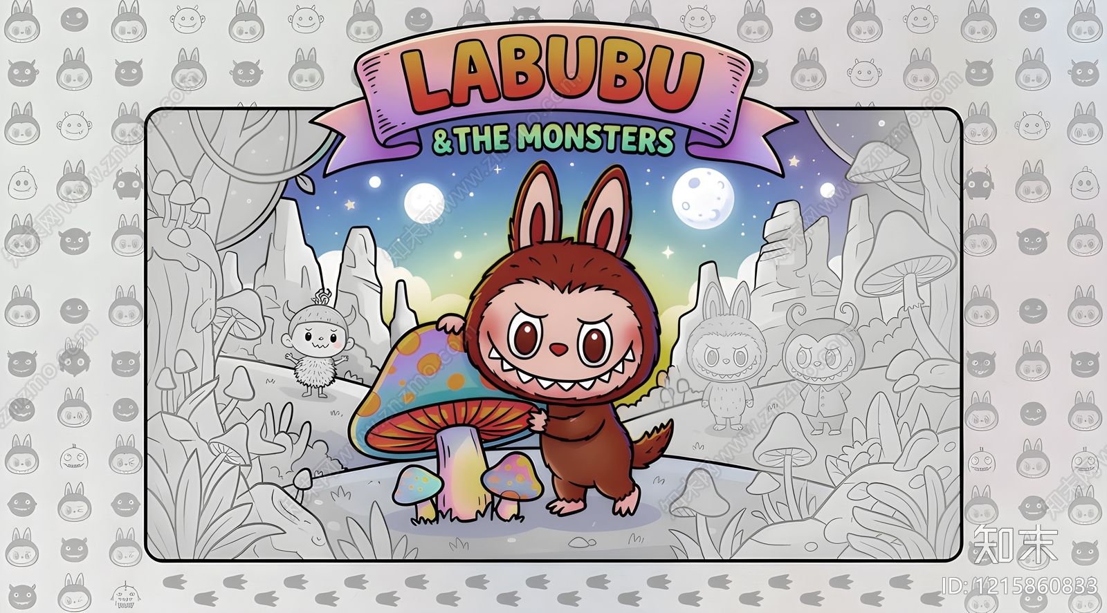 现代海报贴图下载【ID:1215860833】