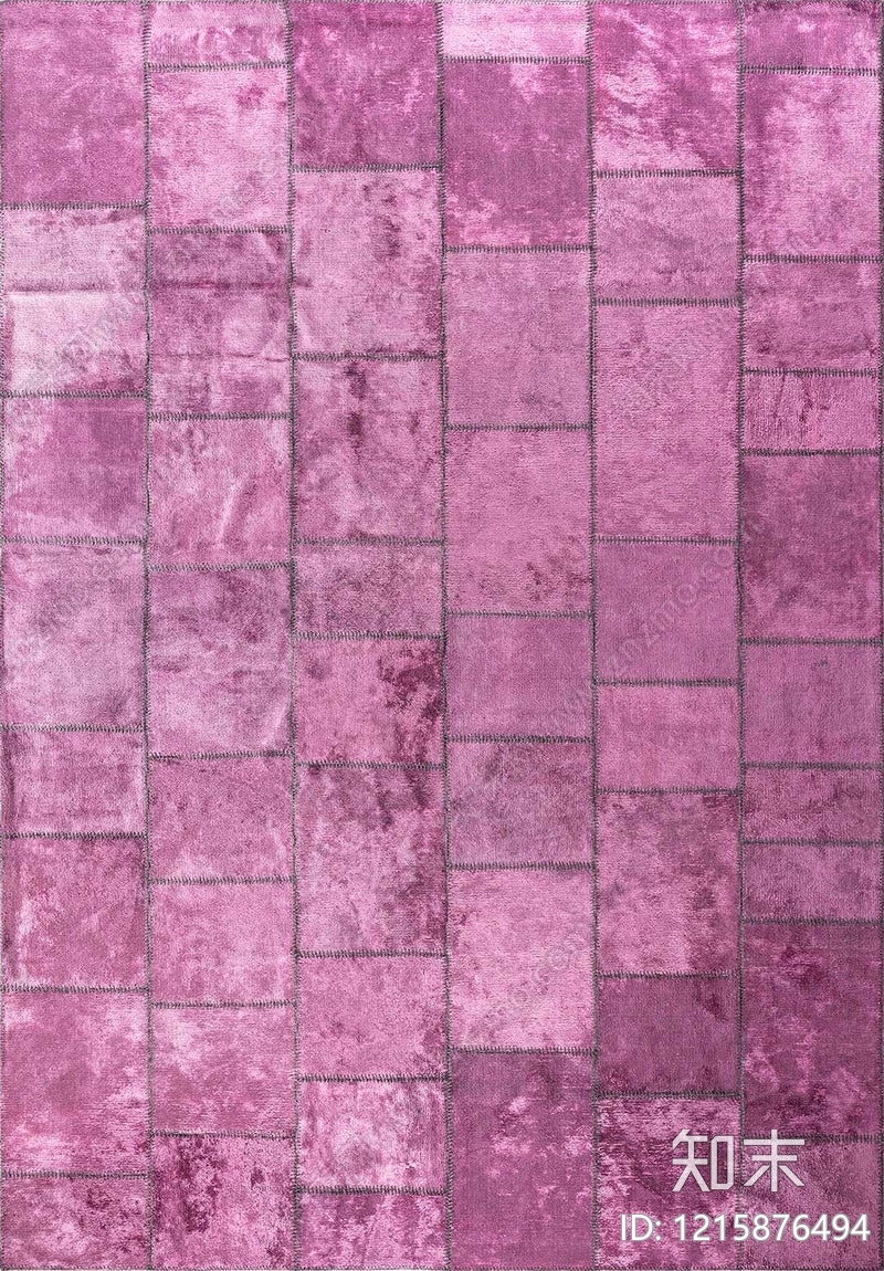 北欧格子地毯贴图下载【ID:1215876494】