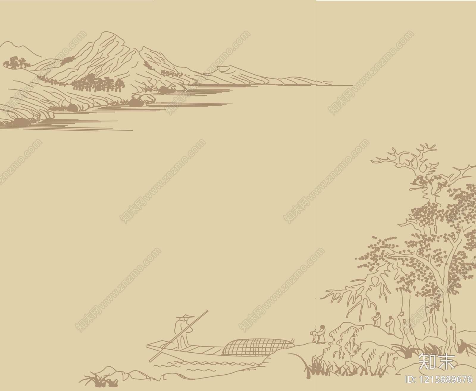 山水贴图下载【ID:1215889676】