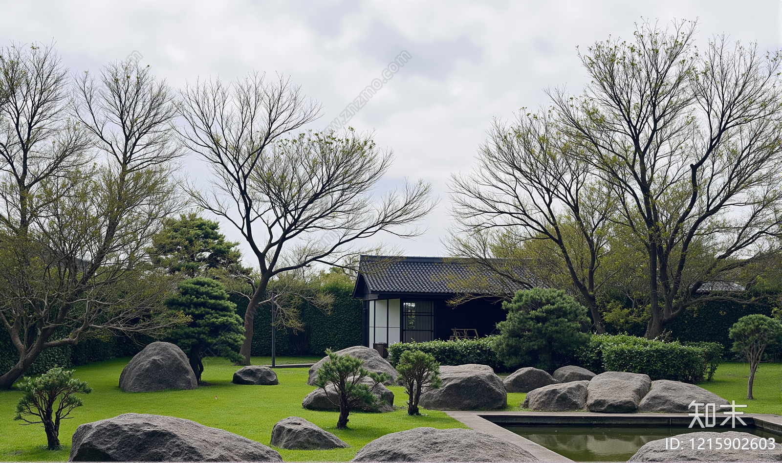 现代小区外景贴图下载【ID:1215902603】