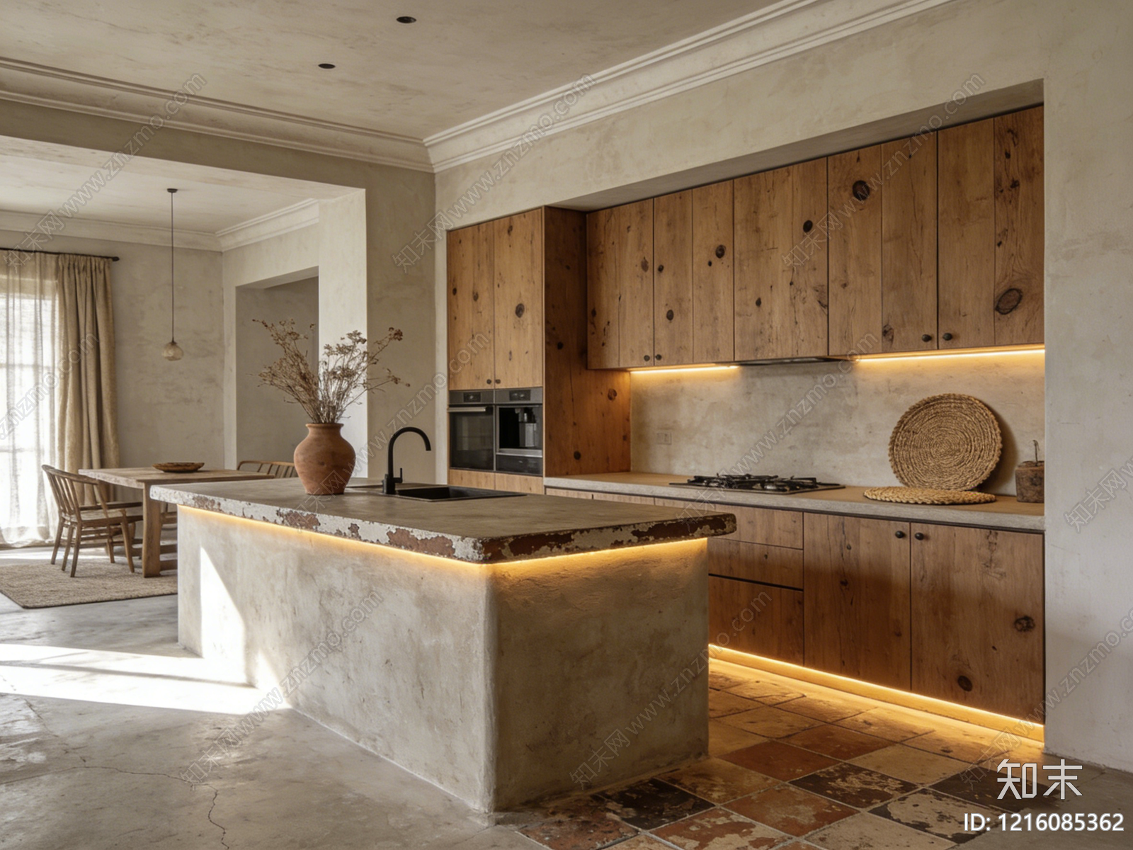 侘寂厨房贴图下载【ID:1216085362】